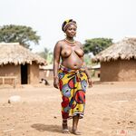 Femmes des villages africains de l'IA