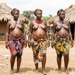 Femmes des villages africains de l'IA