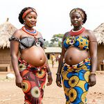 Femmes des villages africains de l'IA