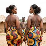 Femmes des villages africains de l'IA
