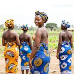 Femmes des villages africains de l'IA