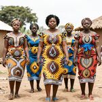 Femmes des villages africains de l'IA