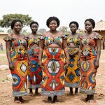 Femmes des villages africains de l'IA